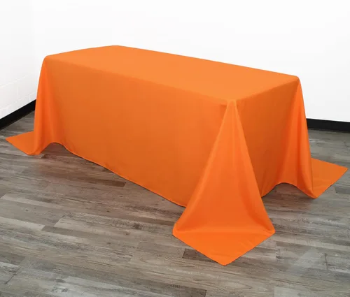 Vista 56 de Your Chair Covers - Mantel rectangular de poliéster sin costuras de alta calidad de 60 pulgadas de ancho x 102 pulgadas de largo - Negro - Mantel