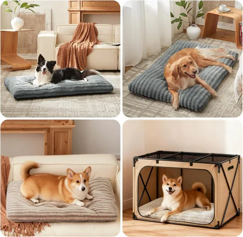 Vista 6 de FURTIME Cama lavable para perros de tamaño mediano, camas de lujo