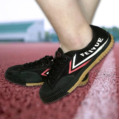 Vista 3 de Zapatos de lona para artes marciales para adultos y niños, tenis de lona bajos para caminar diariamente casual, tenis de moda unisex con suela