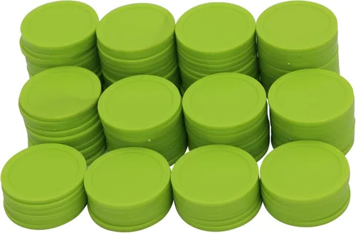 Vista 15 de Caja de 1.37 pulgadas de 120 monedas de conteo para fichas de póquer y monedas de juego (negro, 1.37 pulgadas)