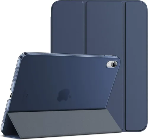 Vista 7 de JETech - Funda para iPad (A16) de 11ª y 10ª generación, color negro Cover for 2025/2022 Model, Translucent Back, Tri-Fold Stand, Auto Wake/Sleep
