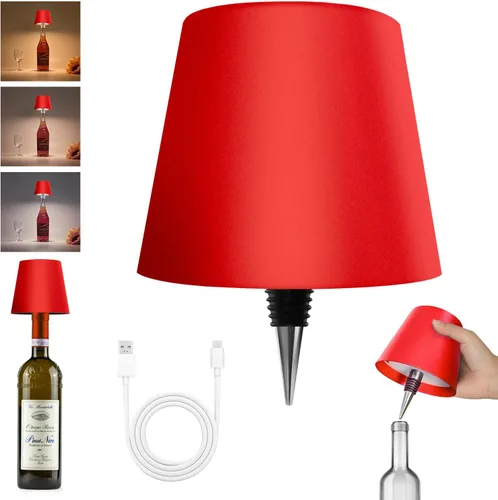 Vista 28 de 2025 Nueva Lámpara Inalámbrica para Botellas - Luces LED para Botellas de Licor y Vino, Pantalla Inalámbrica, Luz Superior para Botella de Whisky