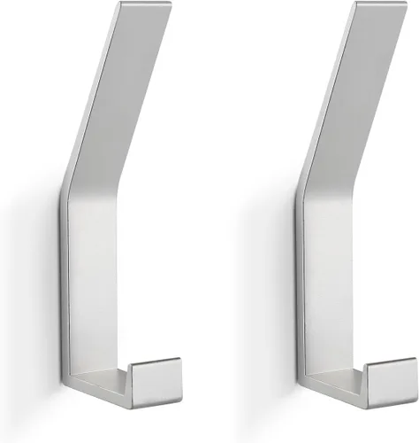 Vista 15 de Ganchos para Perchero Montados en la Pared, Negro, 2 Paquetes, Ganchos de Cuerda para Toallas de Baño para Cocina, Puerta, Gabinete, Baño