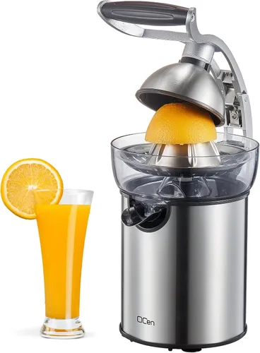 Vista 6 de Qcen 500W Juicer Machine Green y Electric Citrus Juicer Exprimidor Paquete