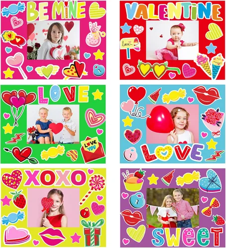 Vista 17 de chiazllta Paquete de 30 kits de manualidades para el día del padre para niños, marco de fotos del padre, arte de bricolaje, decoración de fiesta