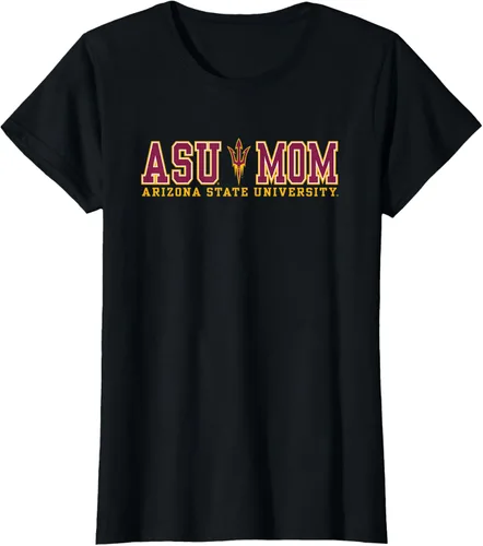 Vista 12 de Camiseta oficial de Arizona State Sun Devils Mom Bold ASU, Negro