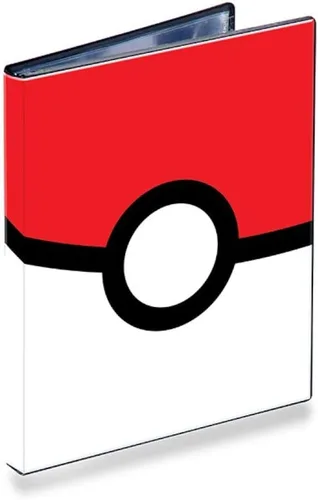Vista 2 de Carpeta portafolios con diseño de Pokebola con folios de 4 bolsillos para cartas Pokémon