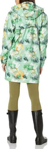Vista 2 de Helly-Hansen Abrigo de lluvia de musgo para mujer