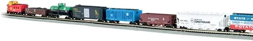 Vista 6 de Bachmann Trenes - Empire Builder Ready To Run - Juego de tren eléctrico de 68 piezas - Escala N