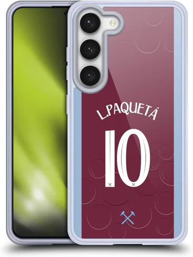 Vista 129 de Head Case Designs Officially Licensed West Ham United FC James Ward-Prowse 2023/24 Players Home Kit Gel Case [Military Grade Protection] Compatible