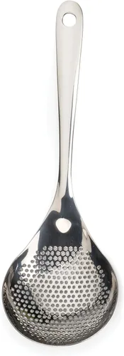 Vista 9 de RSVP International Endurance Kitchen Collection - Herramientas coladoras perforadas, cucharón, acero inoxidable 18/8