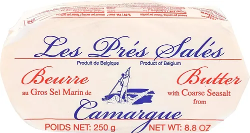 Vista 3 de LES PRES SALES Mantequilla de Sal Marina de Camargue 8.8 oz (8 unidades)