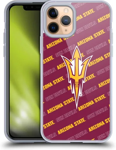 Vista 209 de Head Case Designs Funda de gel ASU Camou con licencia oficial de la Universidad Estatal de Arizona [protección de grado militar] compatible
