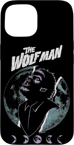 Vista 6 de Universal Monsters Artist Series The Wolfman Retro Poster Case for iPhone 17