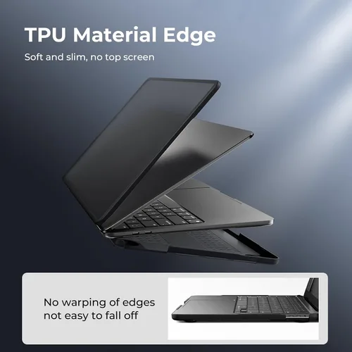 Vista 8 de BlueSwan - Funda antigrietas para MacBook Pro de 13 pulgadas M2 M1 2022-2016