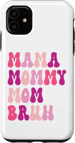 Vista 8 de Ma Mama Mommy Mom Bruh Funny Boy Mom Mothers Day Case for iPhone 17
