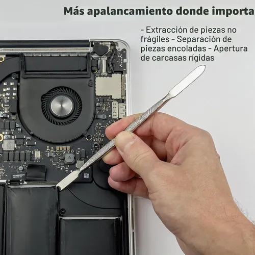 Vista 9 de HowFixit Kit de herramientas de apertura electrónica 12 en 1, juego profesional de spudger antiestático con herramientas de palanca de plástico