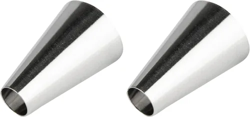 Vista 7 de Restaurantware Pastry Tek Punta de tubería, 1 punta redonda redonda para glaseado – #12, resistente a la corrosión, punta de glaseado de acero