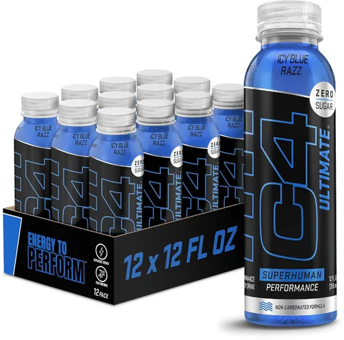 Vista 10 de C4 Ultimate - Bebida energética sin carbono sin azúcar, bebida preentrenamiento + beta alanina, 12 onzas líquidas (paquete de 12)