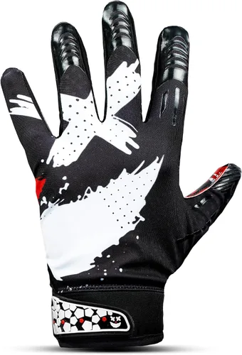 Vista 4 de Jester 4.0 Guantes de Fútbol Americano – Guantes de Receptor Elite Pro Grip para Adultos y Jóvenes – Guantes de Fútbol Americano con Agarre Pegajoso