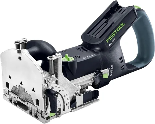 Vista 2 de Festool 578121 DFC 500 E-Basic Inalámbrico DOMINO Joiner Sistema de unión de espiga suelta de precisión con movimiento de corte de péndulo, mango
