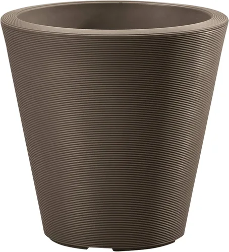 Vista 34 de Crescent Garden Madison Planter– Maceta resistente a la intemperie, doble pared para interiores y exteriores con orificio de drenaje, contenedor
