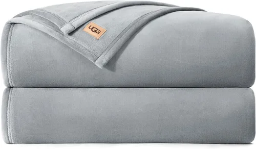 Vista 62 de UGG Coco - Manta acogedora para sofá y cama, 50 x 70 pulgadas, color negro (tinta)