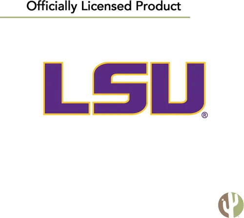 Vista 6 de Desert Cactus LSU 100% poliéster interior exterior 3x5 pies Banner Tigers Geaux Louisiana State University (bandera F)