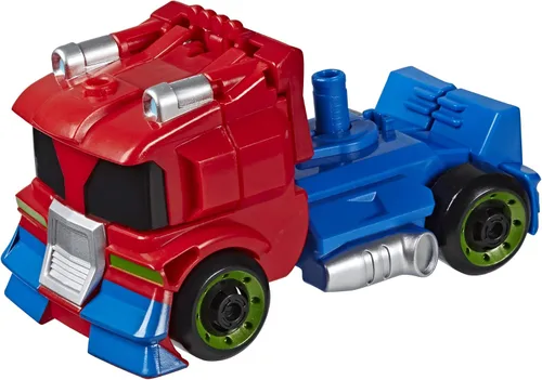 Vista 3 de Transformers Rescue Bots Academy Optimus Prime - Juguete de conversión de 4.5 pulgadas, juguetes para niños a partir de 3 años