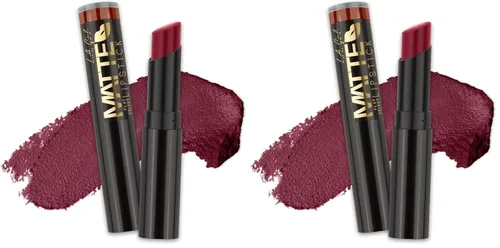 Vista 15 de L.A. Girl Lápiz labial mate de terciopelo plano, Bite Me GLC810