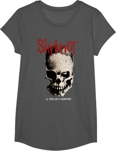 Vista 102 de Slipknot Tribal Calavera playera, niños 12, Rojo