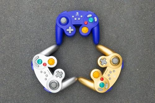 Vista 4 de PowerA Wireless Controller for Nintendo Switch - GameCube Style Silver - Nintendo Switch