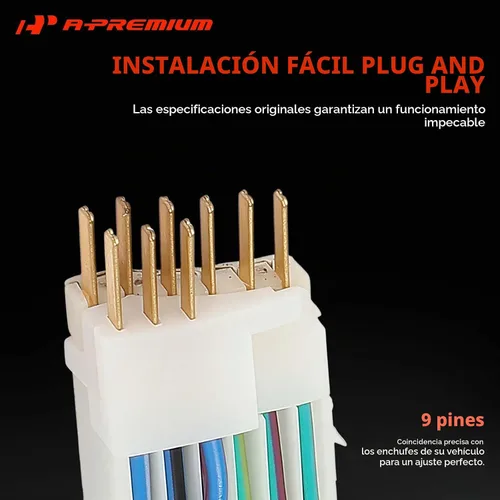 Vista 4 de A-Premium Interruptor de señal de giro compatible con Volkswagen Beetle 72-79, Fastback 68-73, Karmann GHIA 72-74, Squareback 68-73, Super Beetle