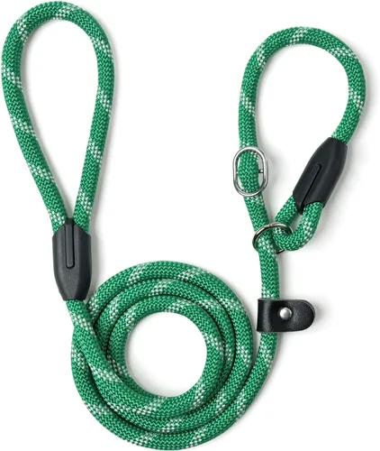 Vista 8 de WePet Correa antideslizante de entrenamiento para perros, sin tirones, plomo reflectante duradero, cuerda de bucle resistente para cachorros, mango