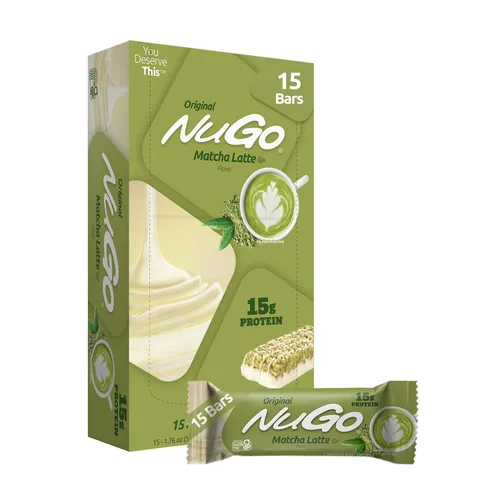 Vista 13 de NuGo Barra de proteínas, café, 0.39 oz de proteína, sin gluten, 15