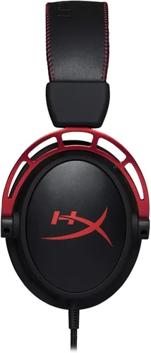 Vista 6 de HyperX Cloud Alpha - Auriculares para juegos controladores de doble cámara marco de aluminio duradero micrófono desmontable funciona con PC PS4 PS4