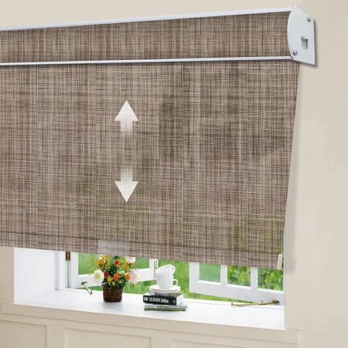 Vista 13 de Persianas enrollables solares para ventana, impermeables, filtrantes de luz, sin cordón, protección UV, ignífugas, para ventanas, puertas, sala