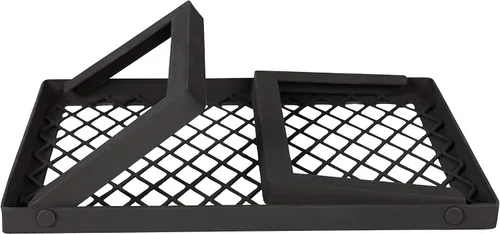 Vista 2 de Amazon Basics Rejilla de Parrilla de Camping Portátil Extra Resistente para Cocinar en Fogatas, Negro