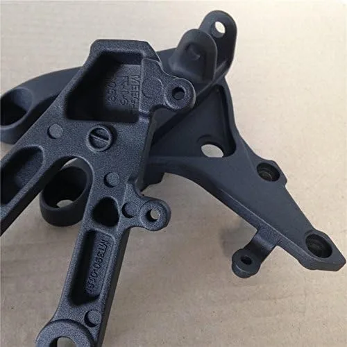 Vista 8 de HONGK - Soporte de clavijas de pie delantero negro compatible con Cbr600Rr Rr 2007 2008-2011 [B01C0SU70M]