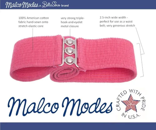 Vista 2 de Malco Modes cinturón elastizado, tallas grandes, para mujer, L, Negro