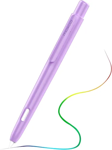 Vista 15 de Moko Funda protectora compatible con Apple Pencil Pro, Apple Pencil de 2ª generación, funda protectora retráctil para Apple Pencil con clip, funda