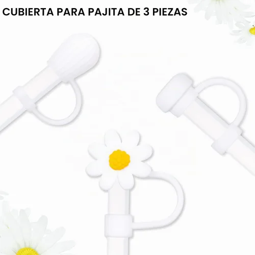 Vista 3 de Juego de funda para botas y pajilla, 2 fundas de silicona, 3 tapas de pajita, protector inferior para Stanley Cup H2.0 30 oz y 40 oz, coincidencia