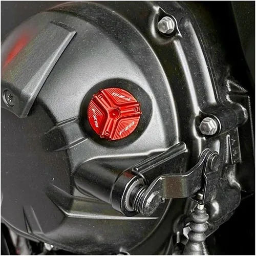 Vista 3 de Clutch Cylinder Reservoir Cover Motorcycle CNC Drain Engine Oil Filler Cap Front Brake Fluid Reservoir Cover For FZ-8 FZ 8 ZF8N FZ8S For FAZER FZ8