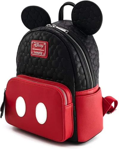 Vista 2 de Loungefly Disney Mickey Mouse Oh Boy Quilted Womens Mini Backpack Purse