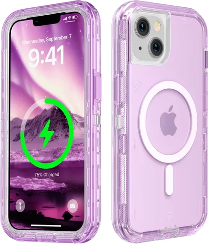 Vista 24 de Follaroma Funda para iPhone 11, Compatible con MagSafe, Fundas de Teléfono de Protección Resistente a Prueba de Golpes de Servicio Pesado