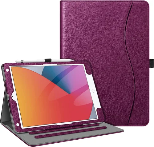 Vista 37 de Fintie - Funda para iPad de 9ª / 8ª / 7ª generación (2021/2020/2019) de 10.2 pulgadas - [Protección de esquinas] Funda con soporte de visualización