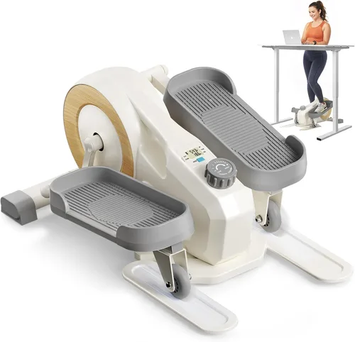 Vista 8 de Sitting Under Desk Elliptical Machine, Leg Exerciser While Sitting for Seniors, Seated Pedal Exerciser, Quiet & Portable Pedal Exerciser with 8