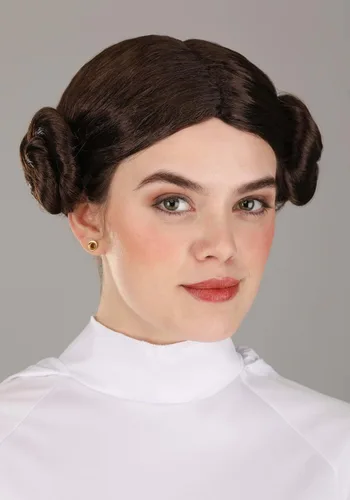 Vista 2 de Star Wars - Disfraz de princesa Leia con capucha para mujer adulta