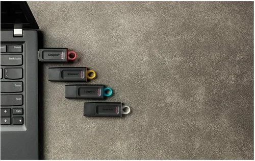 Vista 6 de Kingston DataTraveler Exodia 128GB USB 3.2 Flash Drive DTX/128GB, Negro