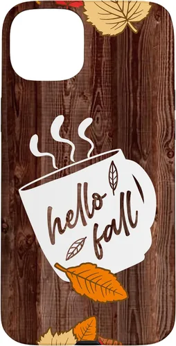 Vista 9 de Hello Fall Mug Maple Leaves Autumn Season Thanksgiving Gift Case for iPhone 17